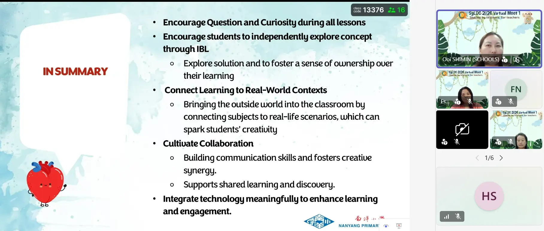 Singapore Learning Designers Circle (SgLDC) sharing session.