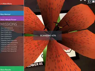 Screenshot: AR Plant Lifecycle app.