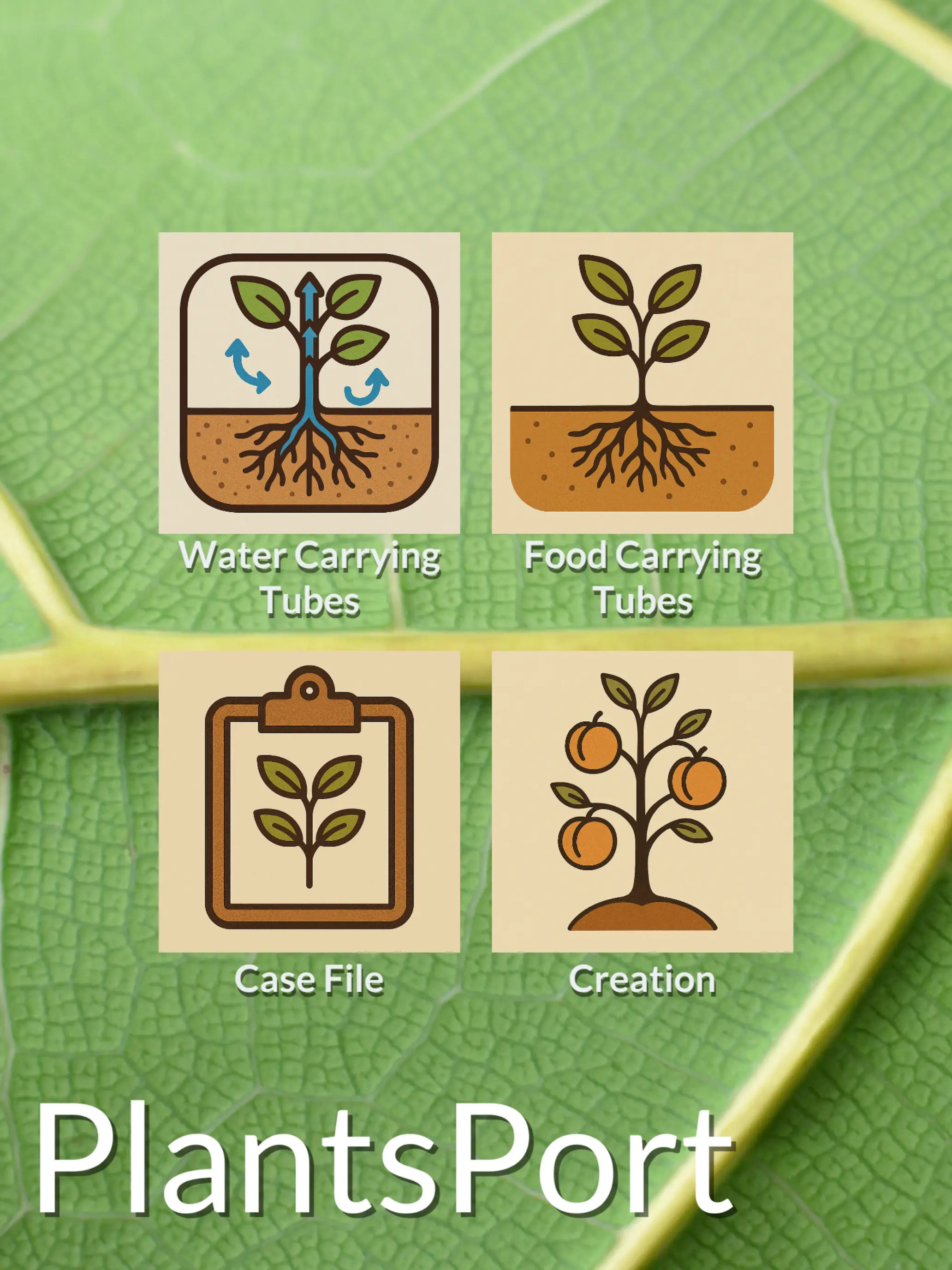Screenshot: AR Plantsport app.